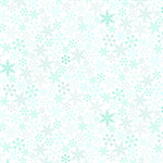 Quilting Treasures - Gnome For The Holiday - Snowflakes, White