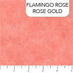 Northcott - Shimmer Radiance - Gold Metallic, Flamingo Rose