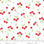 Henry Glass - Jubilee - Tossed Cherries, White/Red