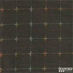 Diamond Textiles - Nikko Homespuns - Cross Stitched, Dark Brown
