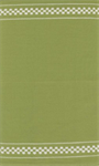 Moda - Rosie Toweling - 16^ Hemmed Edge - Woven Check, Green