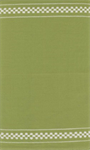 Moda - Rosie Toweling - 16^ Hemmed Edge - Woven Check, Green