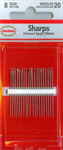 Colonial Needles - Sharps - Size 8 - 20 Count