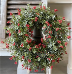 Wreath - Nottingham Berry 20^, Red