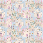 3 Wishes - Enchanting Flannel - Enchanted Towers, Light Blue