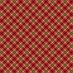 P & B Textiles - Winter Song - Layered Gingham, Red