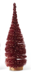 Tree - Burgundy Fringe & Bamboo Whimsical, 16^