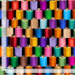Timeless Treasures - Thread & Thimble - Thread Spools, Brite