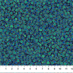 Northcott - Shimmer Basics - Multi Dot, Lagoon