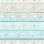 Hoffman California - Seas & Greetings - Stripe, Seashell