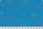 Shannon Fabrics - Cuddle Prints - Sparkle Cuddle Glitter, Peacock/Multi