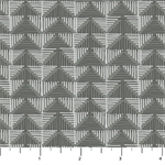 Figo Fabrics - Snowfall - Reverse Triangles, Gray