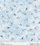 P & B Textiles - Sailors Rest - Sea Gulls, Blue