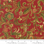 Moda - Merry Manor Metallic - Twinkling Vine Ornaments, Crimson