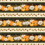 Wilmington Prints - Oh My Gourd! - Pumpkin Stripe, Multi