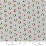 Moda - Christmas Eve - Wreath Dots, Silver