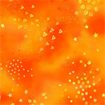 Clothworks - LB Basic Glitter - Metallic, Dark Orange