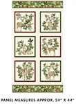 Benartex Traditions - Winter in The Pines - 24^ Deer Panel, Cream