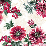 Kanvas Studio - Winterberry Floral - Winterberry Bouquet, Cream