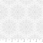 Figo Fabrics - Snowfall - Circle Snowflakes, White