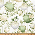 Hoffman California - Christmas Wish - Ornaments, Parchment/Gold