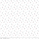 Riley Blake Basics - Seasonal Basics - Patriotic Stars, White