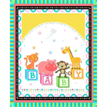 Marshall Drygoods - 36^ Baby Blocks Panel - Multi