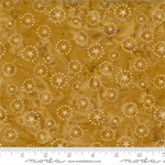 Moda - Felicity Batiks - Metallic Stars, Gold