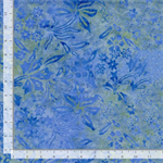 Timeless Treasures - Green Pastures - Garden Floral, Azure