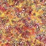 Riley Blake - Expressions Batiks: Floral Reflections - Golden, Moxie