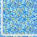 Timeless Treasures - Escapade - Mosaic, Blue