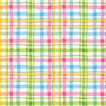 Blank Quilting - Spring is Hare - Plaid, Multi