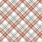 P & B Textiles - Woodland Whispers - Christmas Plaid, Multi