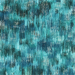 Robert Kaufman - Fusions Brushwork - Metallic, Teal