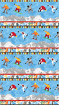 Northcott - Freestyle - Repeating Border Print, Multi