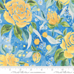 Moda - Sunshine & Blue Skies - Watercolor Roses, Blubell