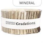 Northcott - Stonehenge Gradations II - 40 x 2½^ Strip Roll, Mineral