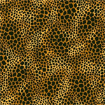 Clothworks - Earth Song - Leopard Spots, Dark Gold