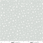 Studio E - The Cool Club Flannel - Small Snowflake Toss, Cloud
