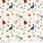 Riley Blake - Created With Love - In The Sea, Ecru