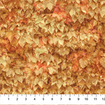 Northcott - Autumn Breeze - Layered Leaves, Light Rust