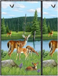 Wilmington Prints - Oh Deer! - 24^ Deer Panel, Multi