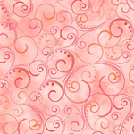 Benartex - Kanvas - 108^ Swirling Splendor, Coral