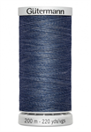 Gutermann - Jean Thread - 70% Poly  30% Cotton - 218 Yds, Washed Denim