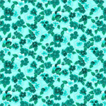 Blank Quilting - Ovarian Cancer Inspiration - Pansy, Teal