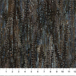 Northcott - Poppy Meadow - Meadow Texture, Charcoal