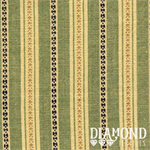 Diamond Textiles - Country Homespuns - Stripe, Sage/Tan