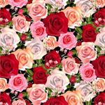 Blank Quilting - La Vie en Rose - Large Roses, Black