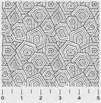 P & B Textiles - Ramblings 11 - Maze, White on White