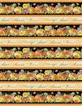 Wilmington Prints - Harvest Gold - Repeating Strip, Multi